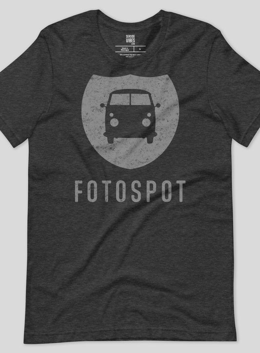 Unisex: Fotospot Phantom Logo Tee - Dark Grey Heather