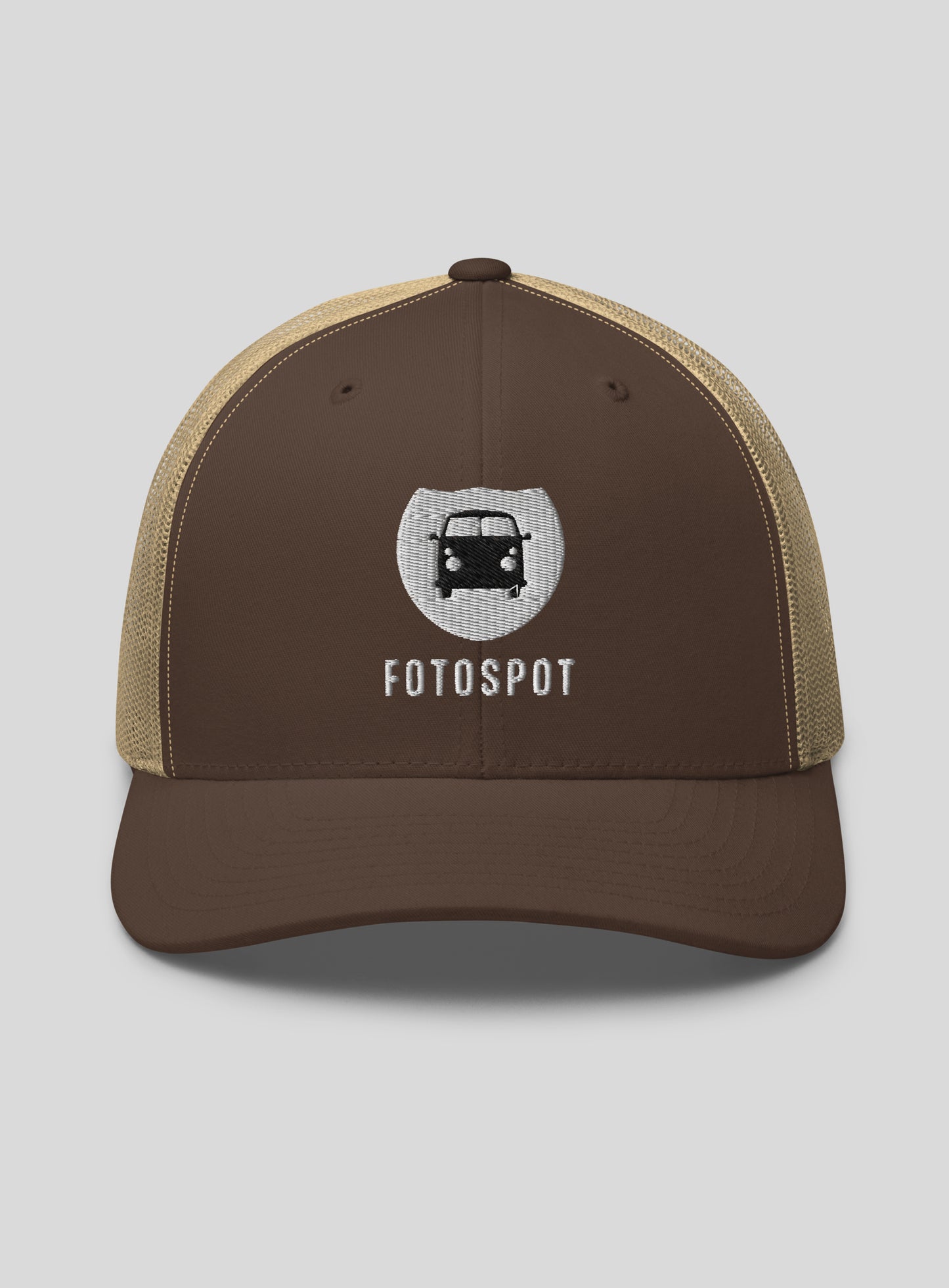 Fotospot Trucker Hat - Brown/Khaki