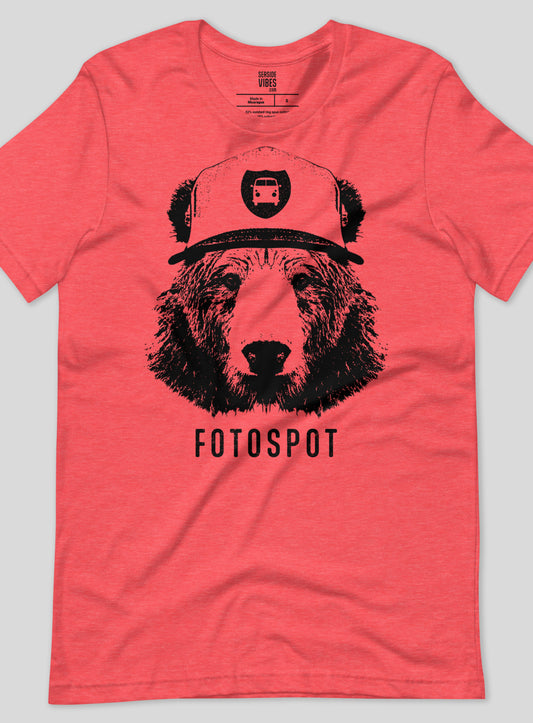 Unisex: Fotospot Smokey AF T-Shirt - Heather Red