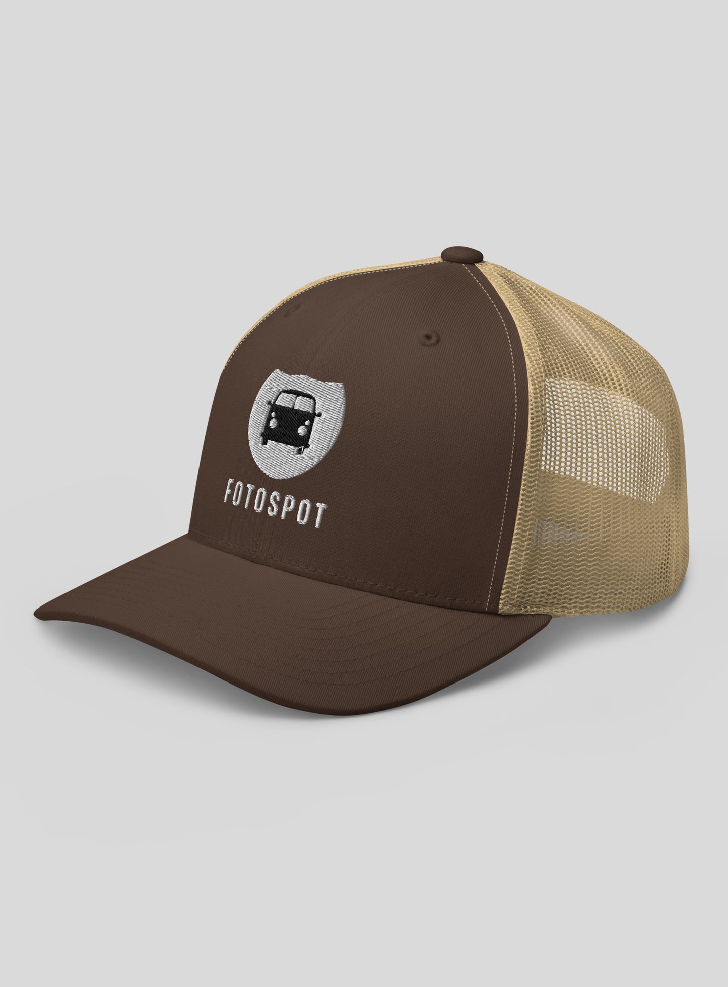 Fotospot Trucker Hat - Brown/Khaki