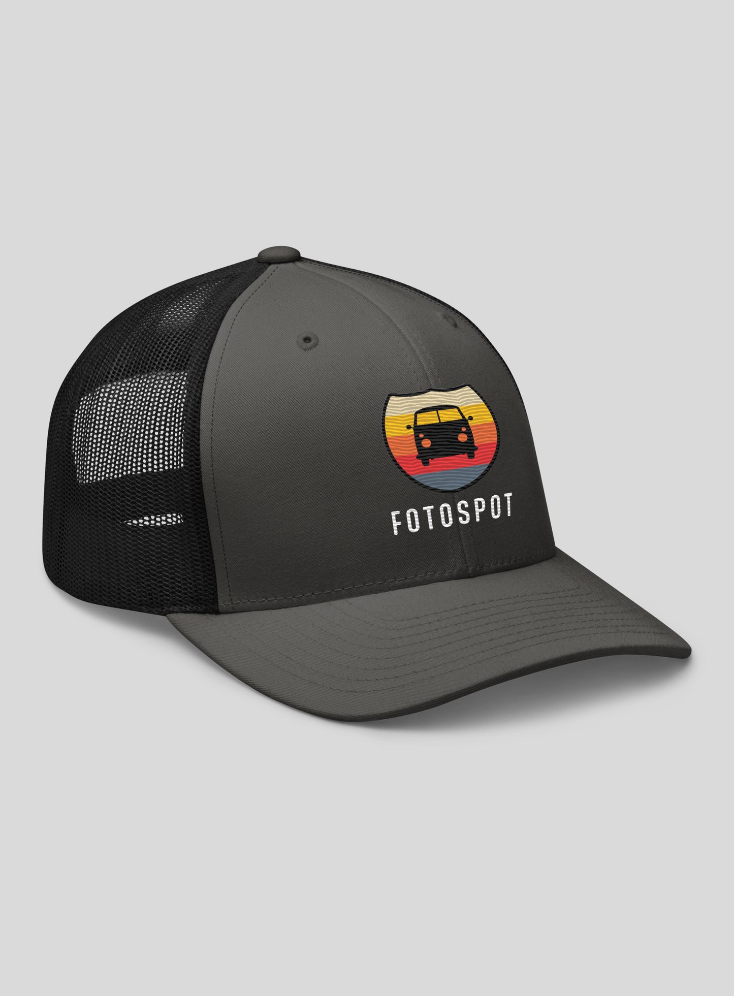 Fotospot Sunset Trucker Hat - Charcoal/Black