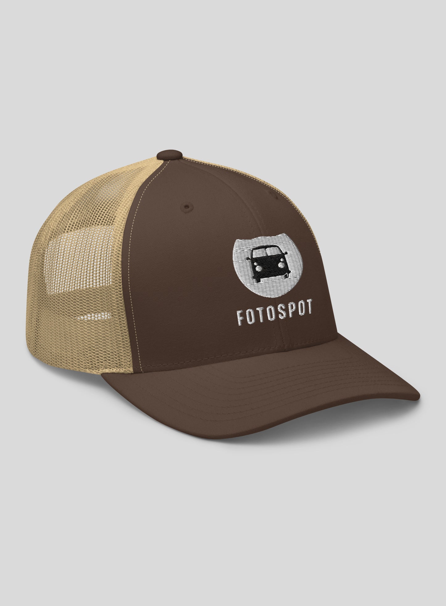 Fotospot Trucker Hat - Brown/Khaki