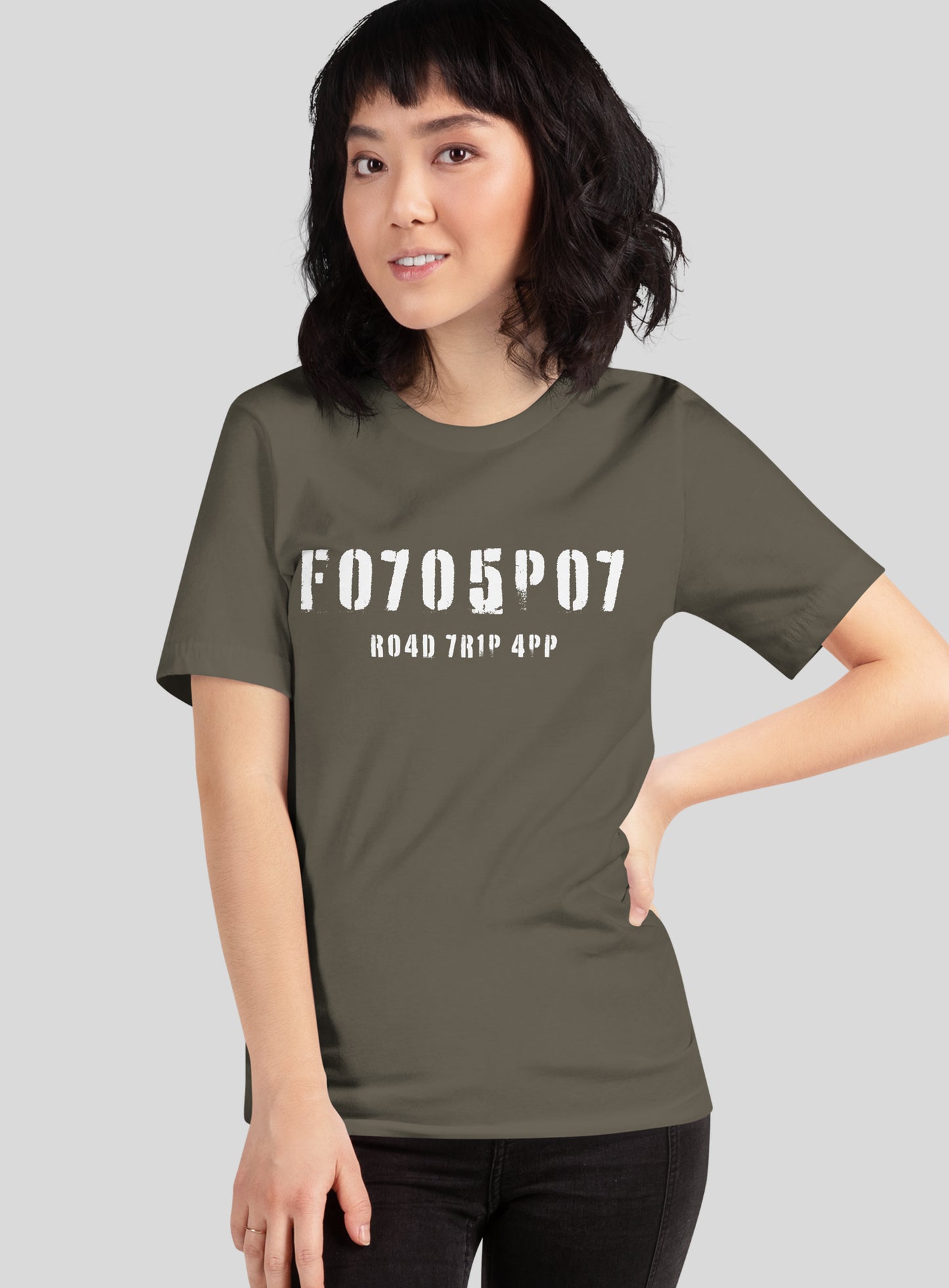 Unisex: F0705P07 Tee - Army