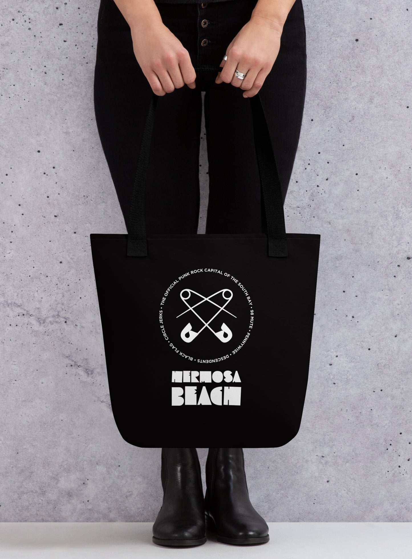 Hermosa Beach Punk Rock Tote Bag