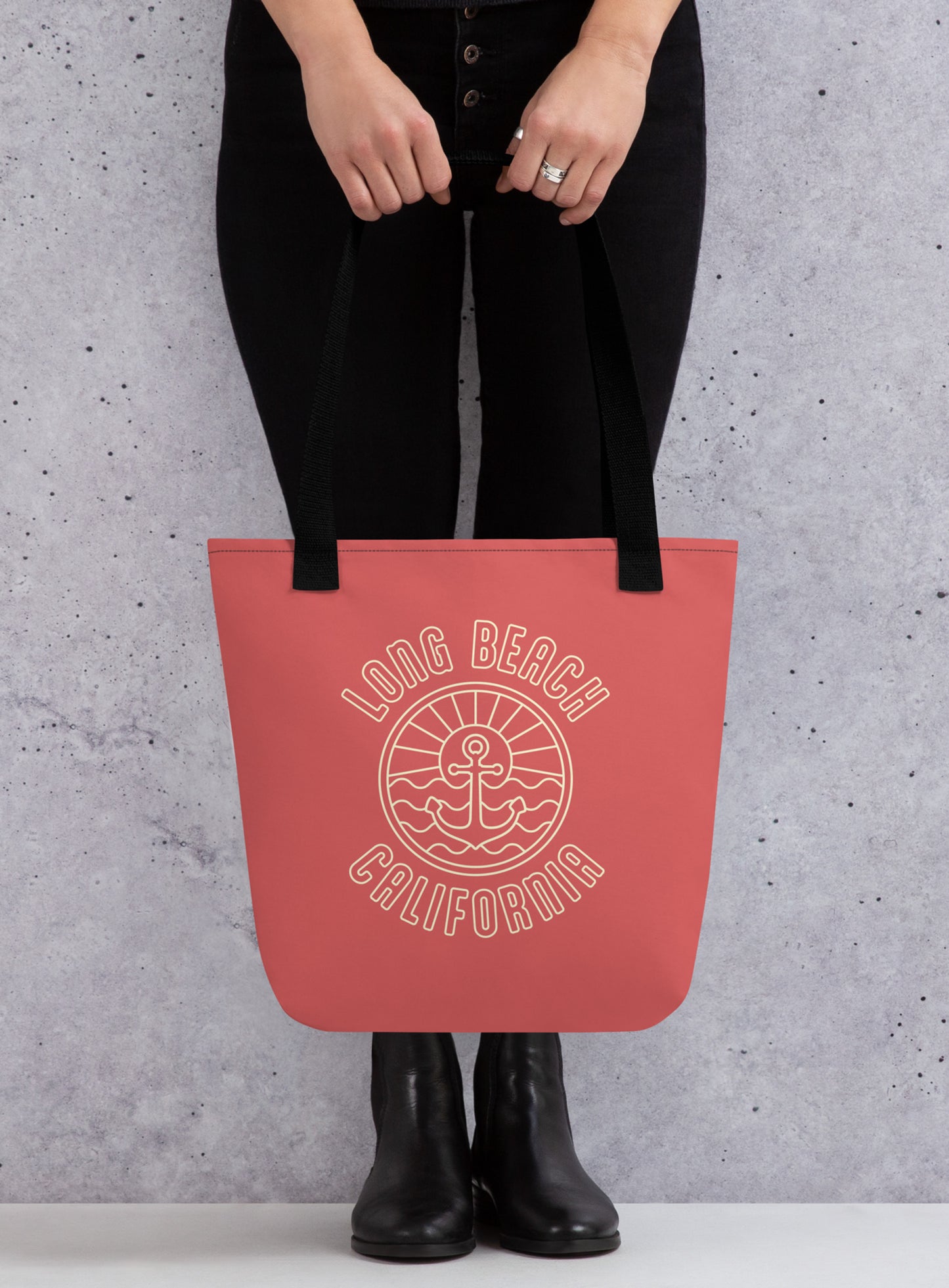 Long Beach Anchor Tote Bag