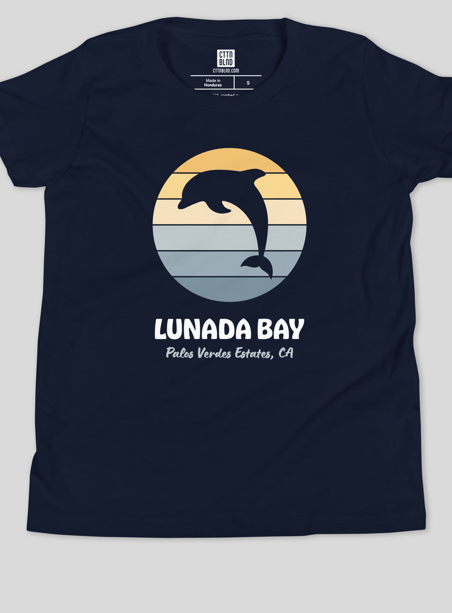 Youth: Lunada Bay Sunset Tee - Navy