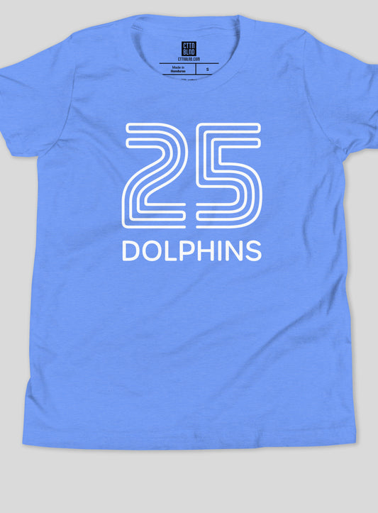 Youth: Lunada Bay Class of 2025 Tee - Heather Columbia Blue