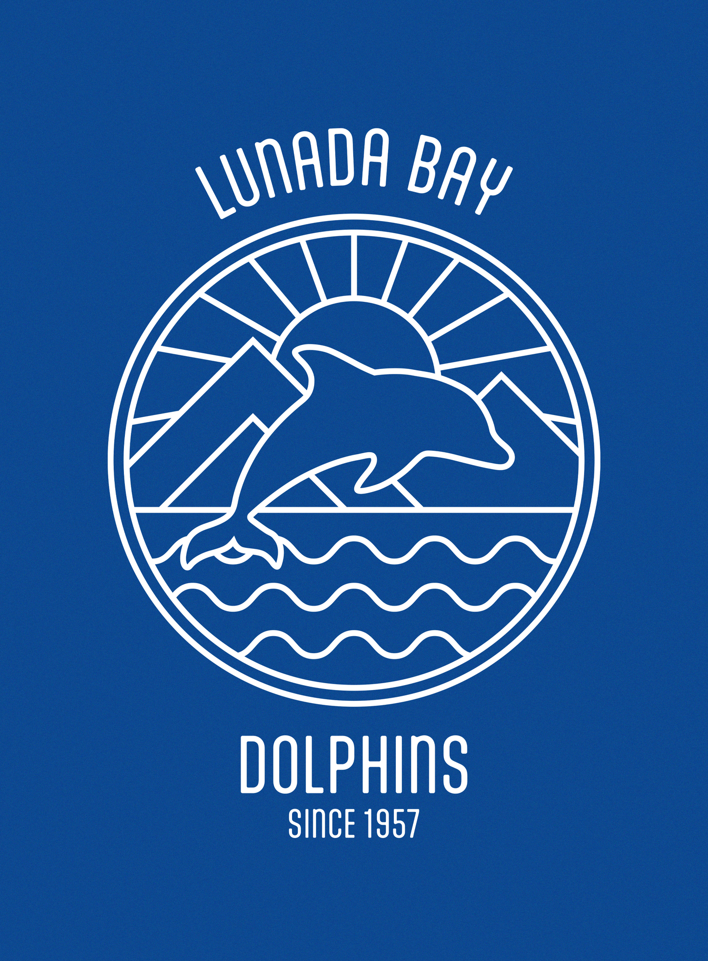 Youth: Lunada Bay Sunrise Tee - True Royal