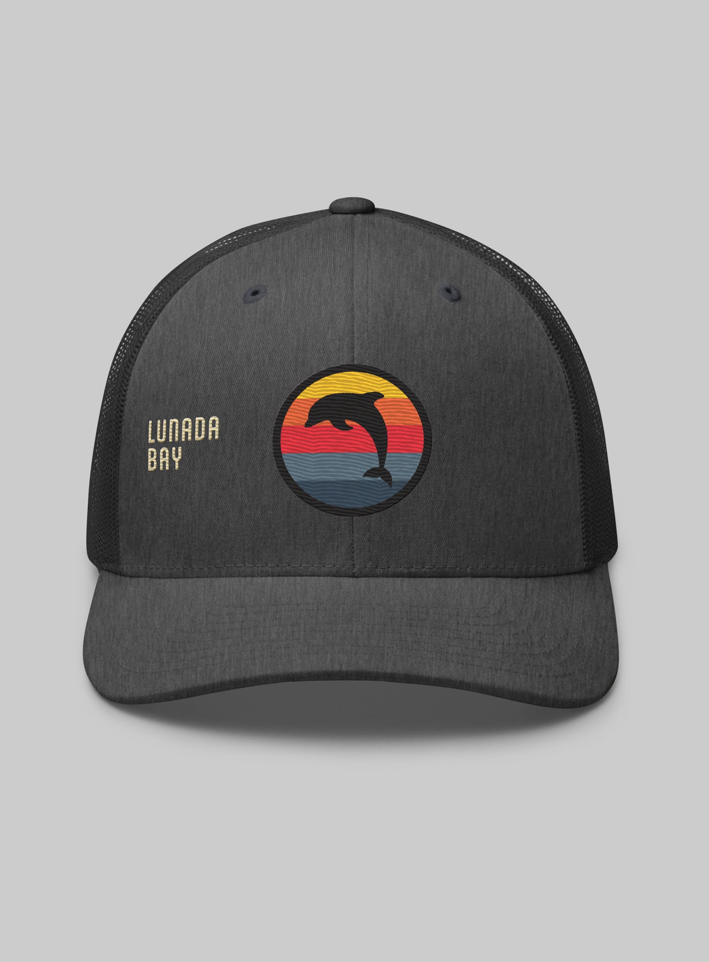 Lunada Bay Retro Trucker Hat - Dark Heather Gray