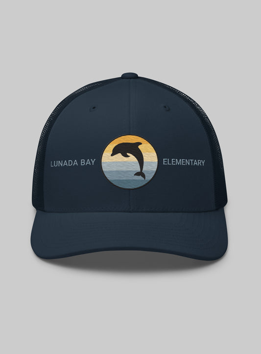 Lunada Bay Elementary Trucker Hat - Navy/Navy