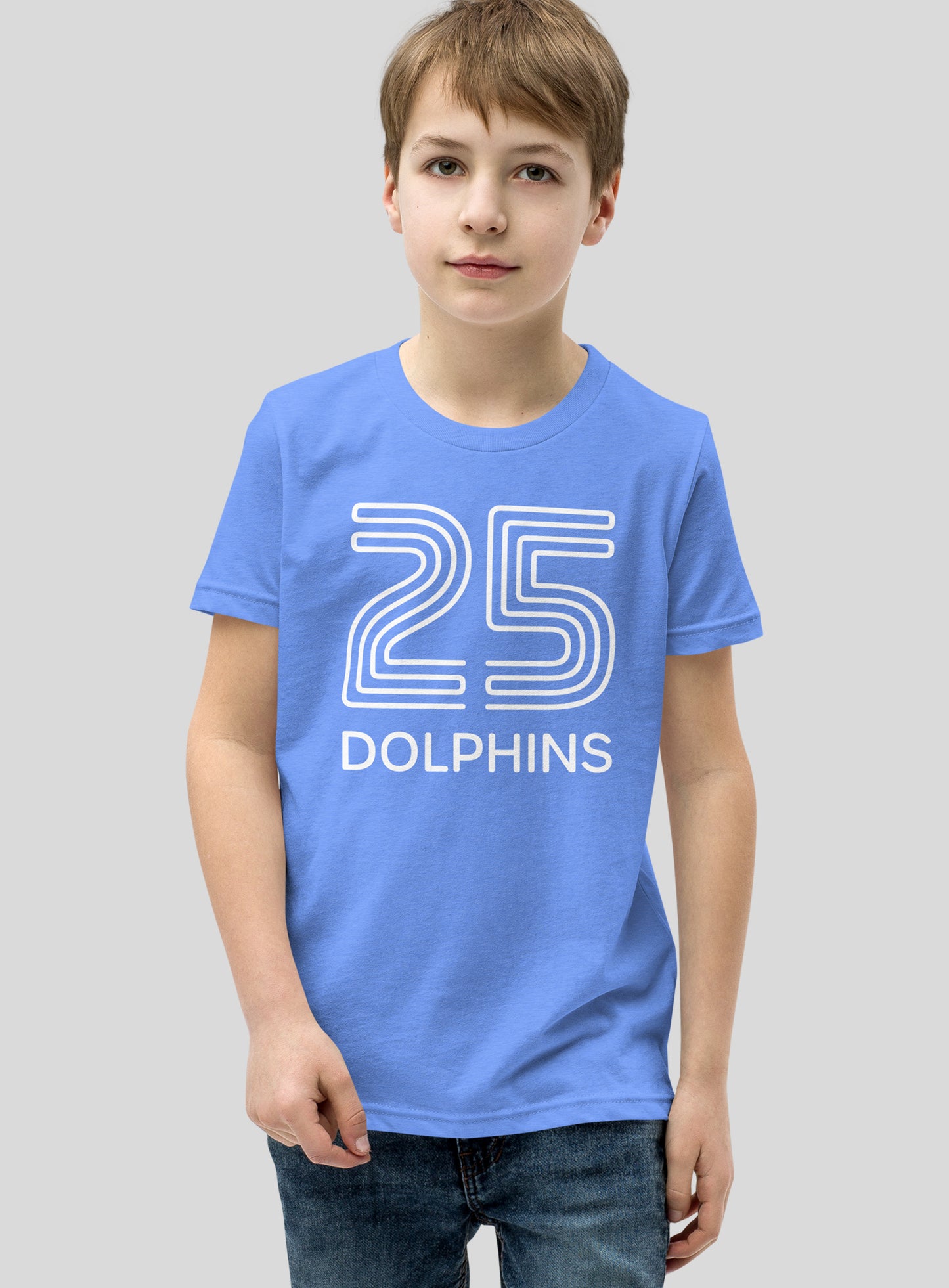 Youth: Lunada Bay Class of 2025 Tee - Heather Columbia Blue