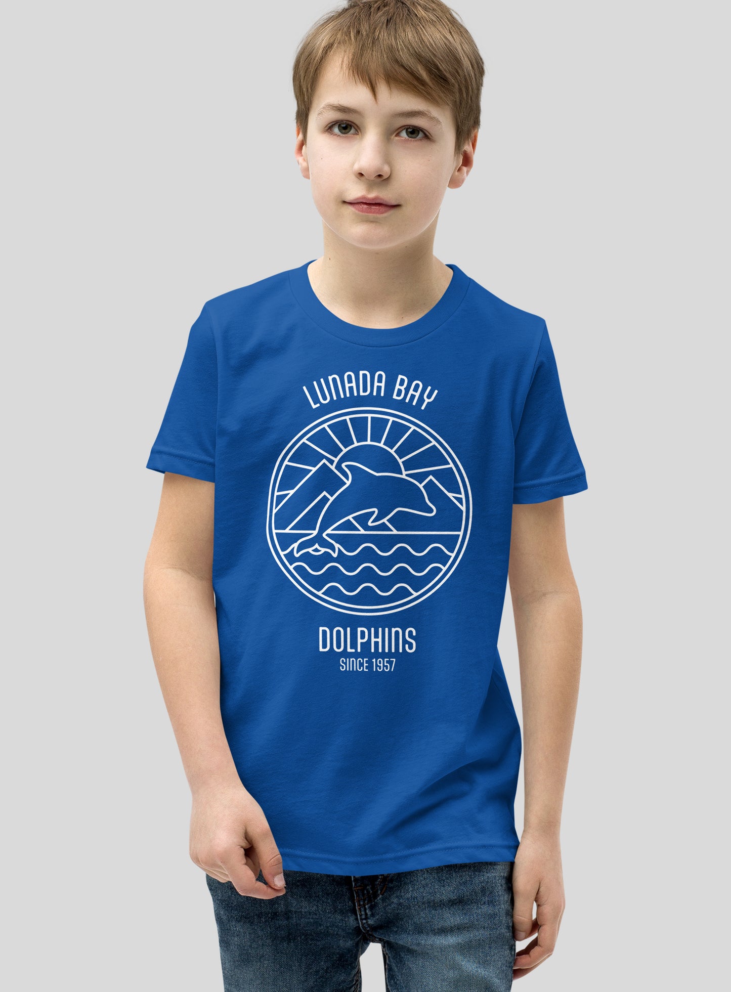 Youth: Lunada Bay Sunrise Tee - True Royal