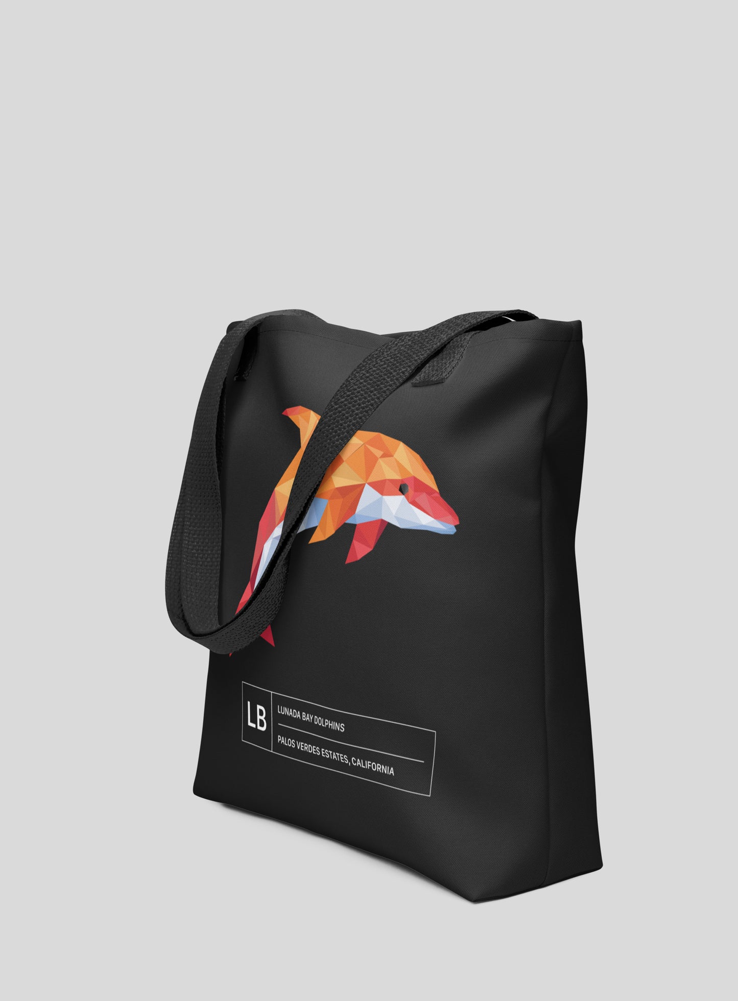 Lunada Bay Paper Dolphin Tote Bag