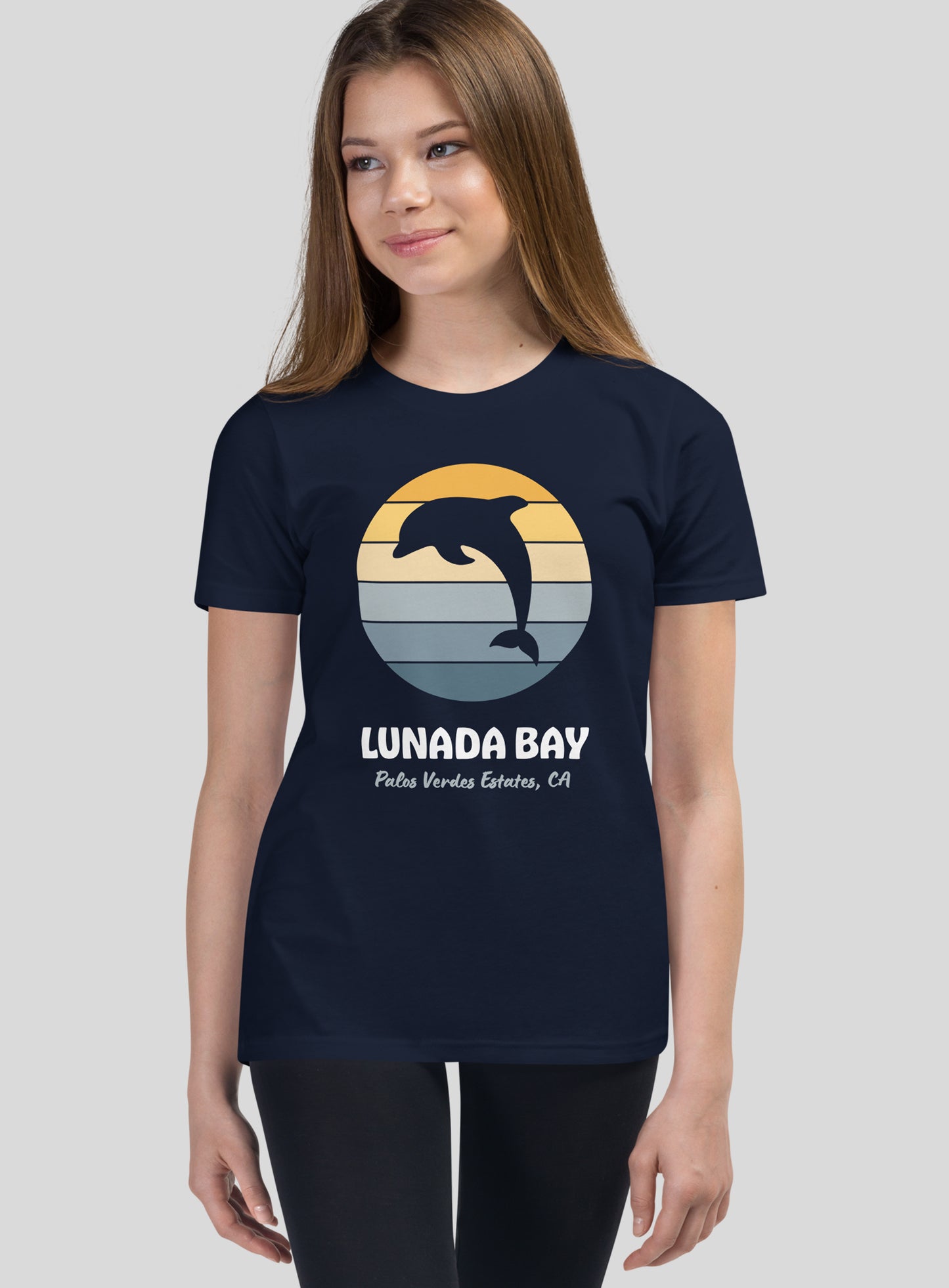 Youth: Lunada Bay Sunset Tee - Navy