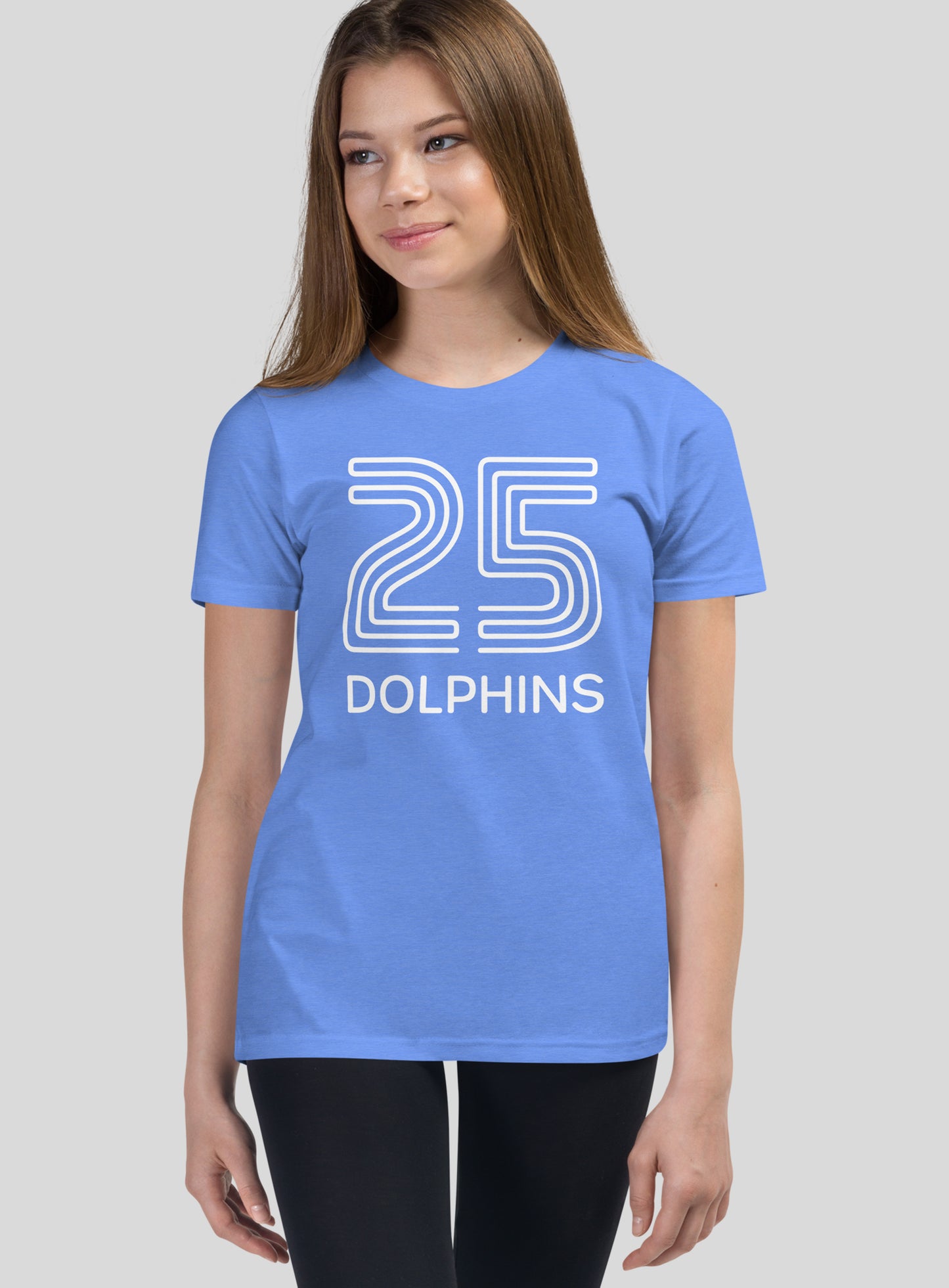 Youth: Lunada Bay Class of 2025 Tee - Heather Columbia Blue