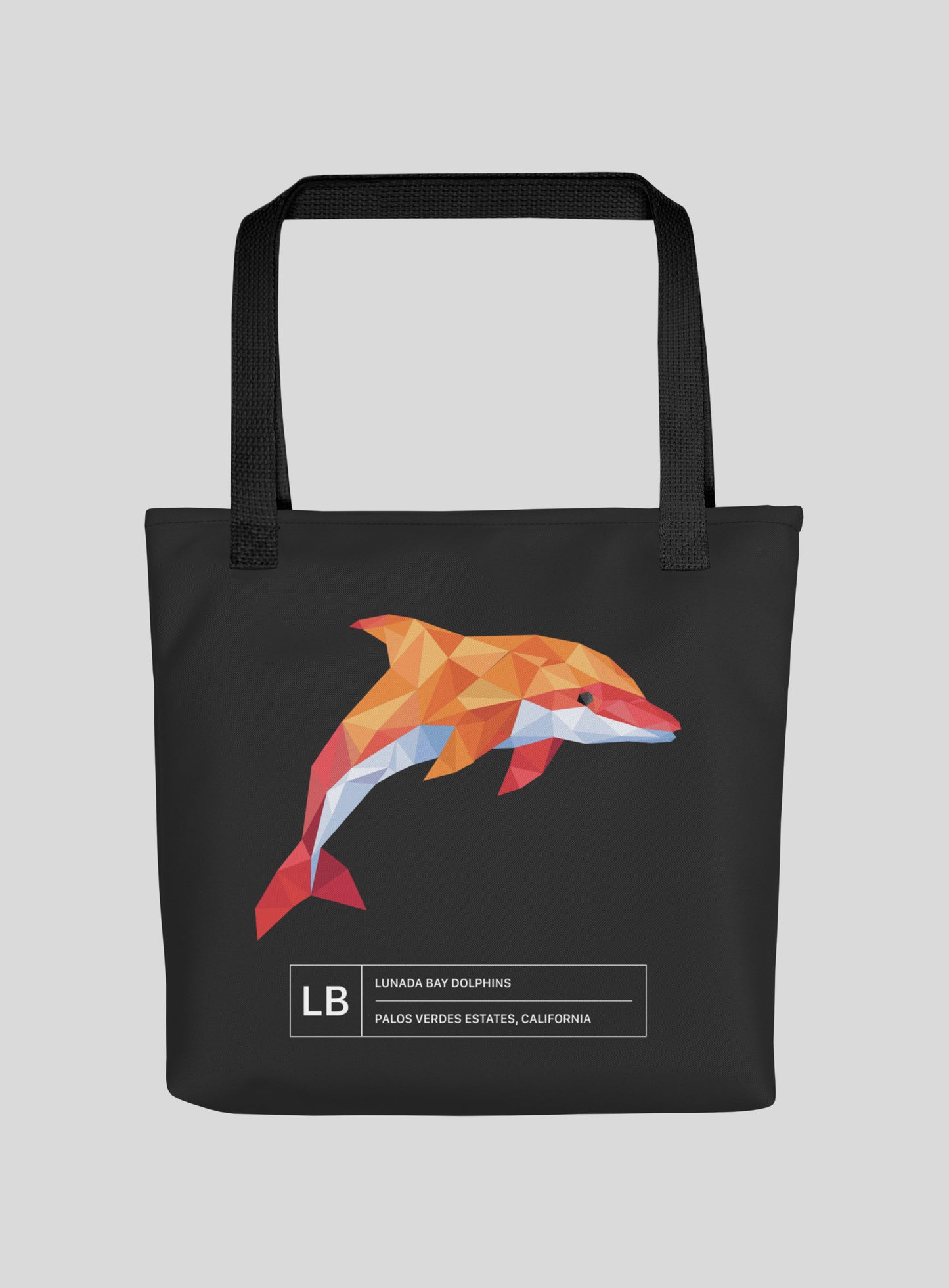 Lunada Bay Paper Dolphin Tote Bag