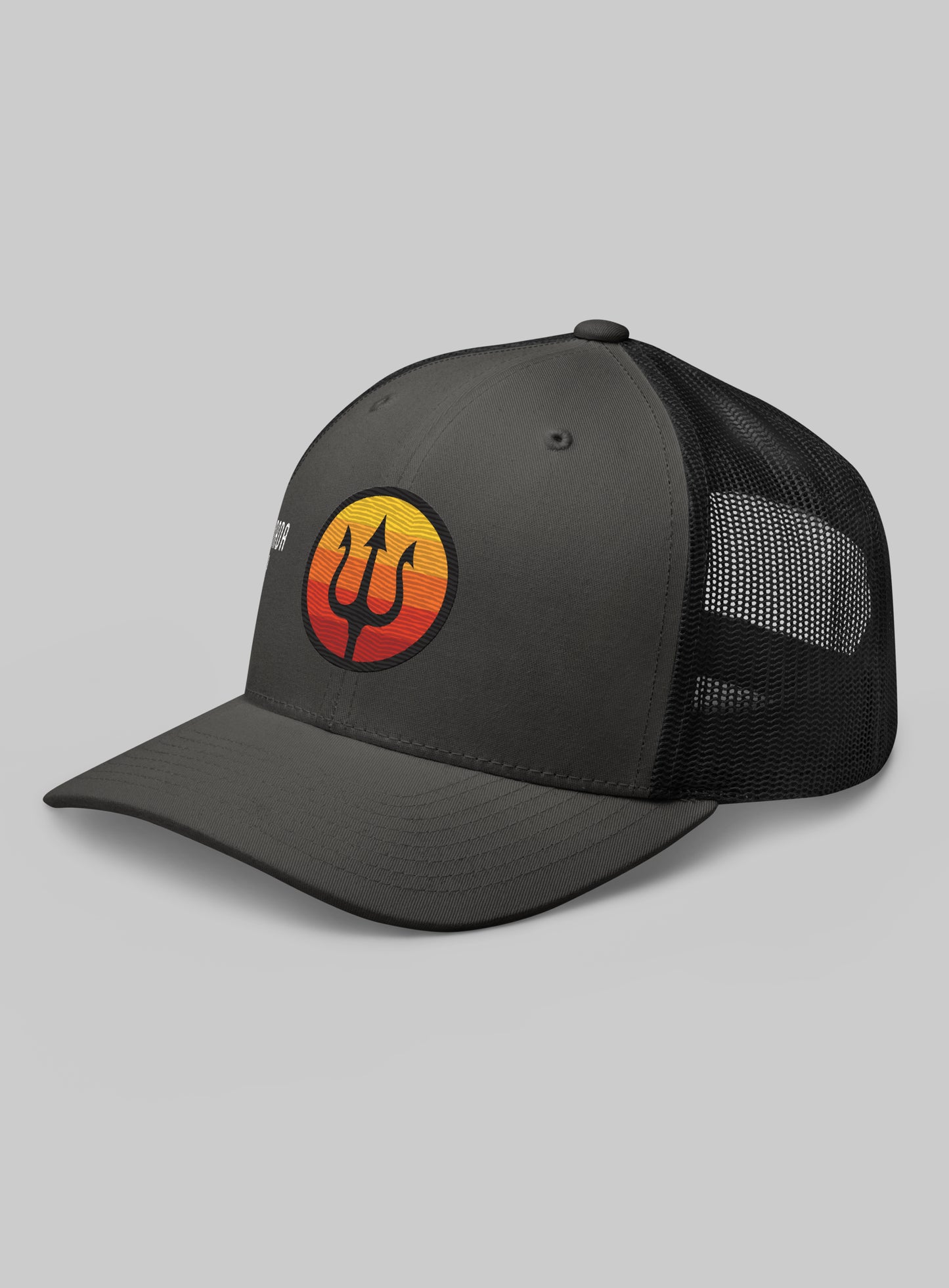 Lunada Bay Trident Trucker Hat - Charcoal/Black