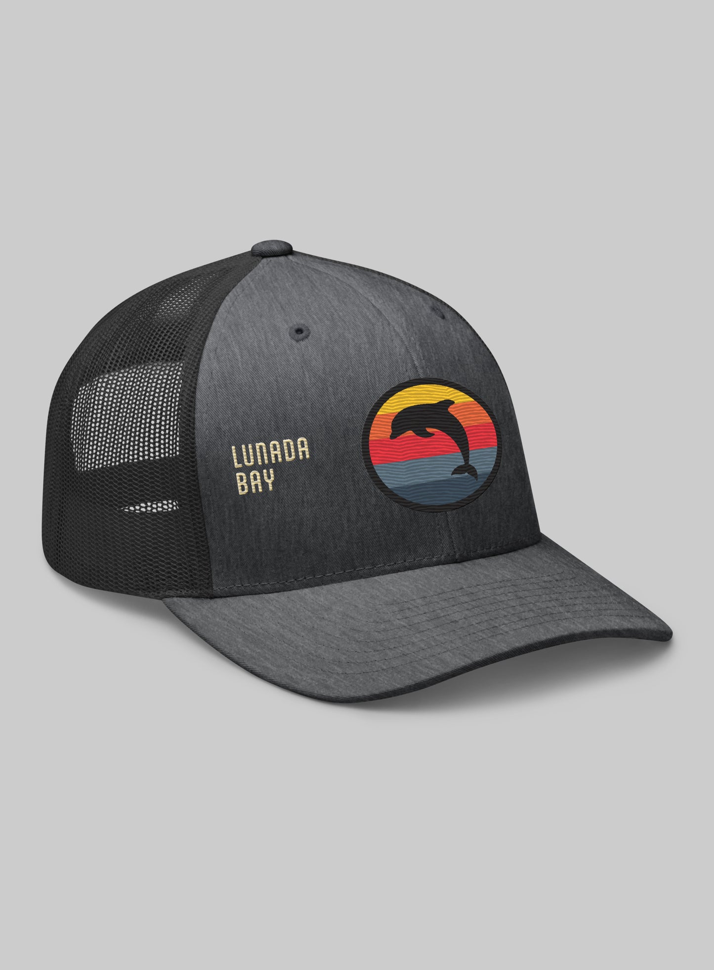 Lunada Bay Retro Trucker Hat - Dark Heather Gray