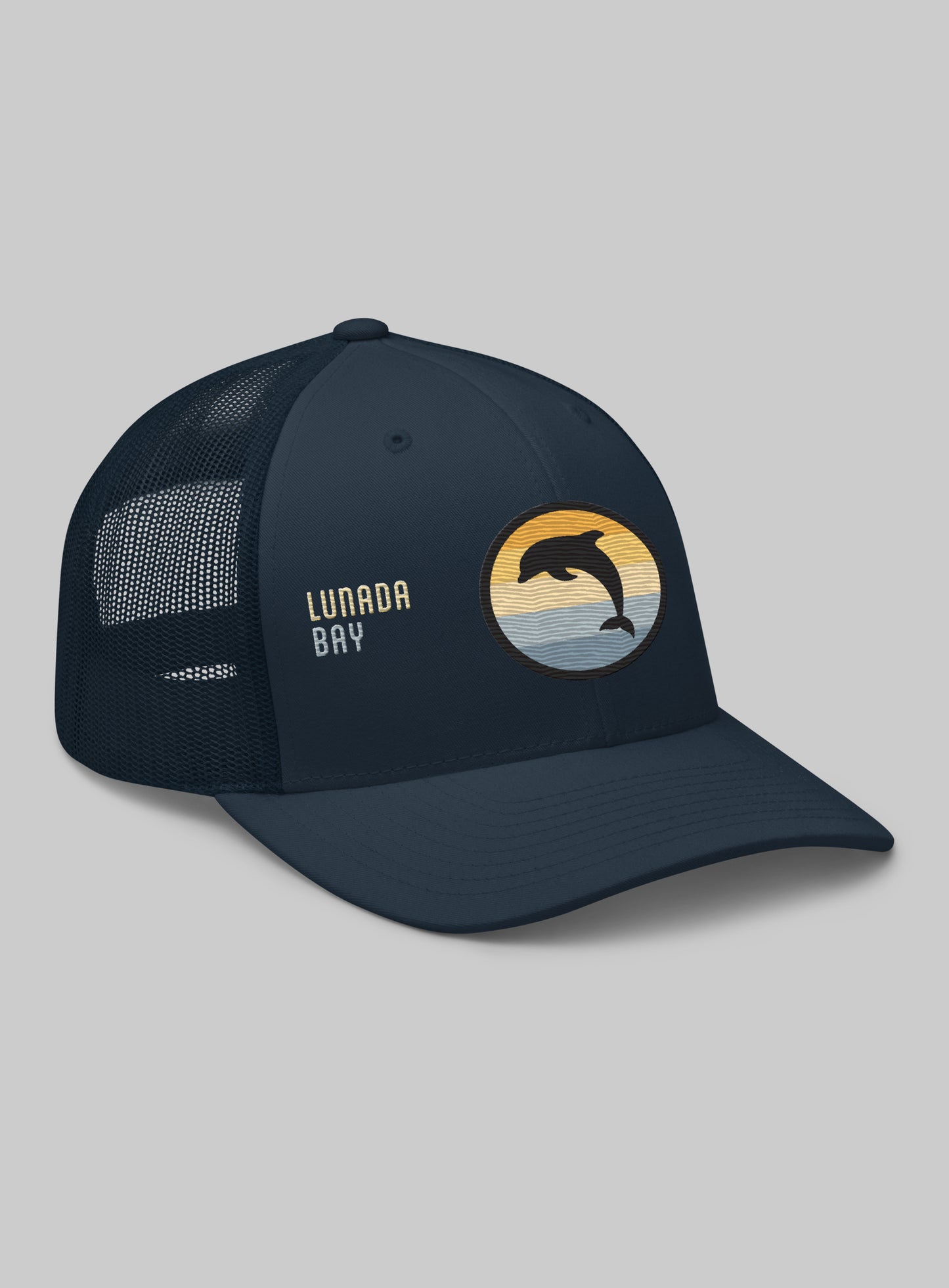 Lunada Bay Sunset Trucker Hat - Navy/Navy