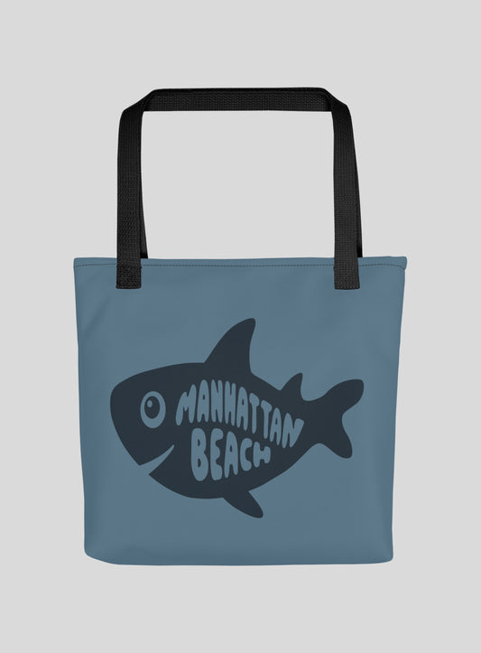 Manhattan Beach Shark Tote Bag