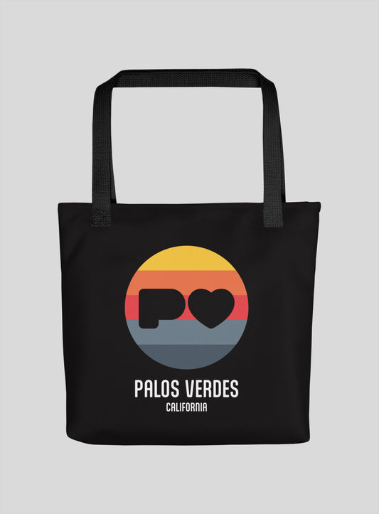 Palos Verdes Heart Logo Tote Bag