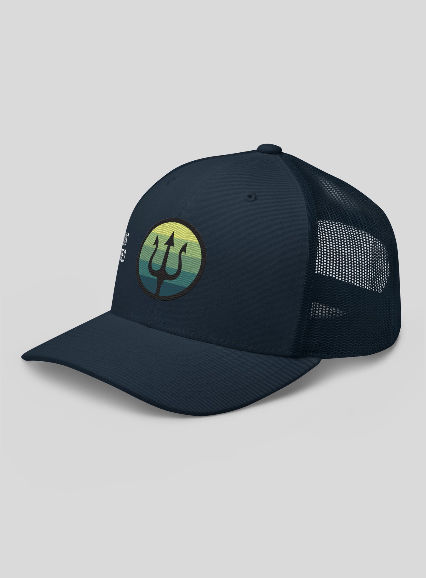 Palos Verdes Trident Trucker Hat - Navy/Navy