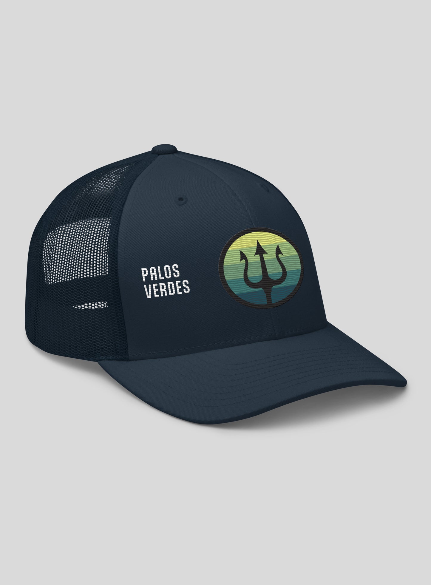 Palos Verdes Trident Trucker Hat - Navy/Navy