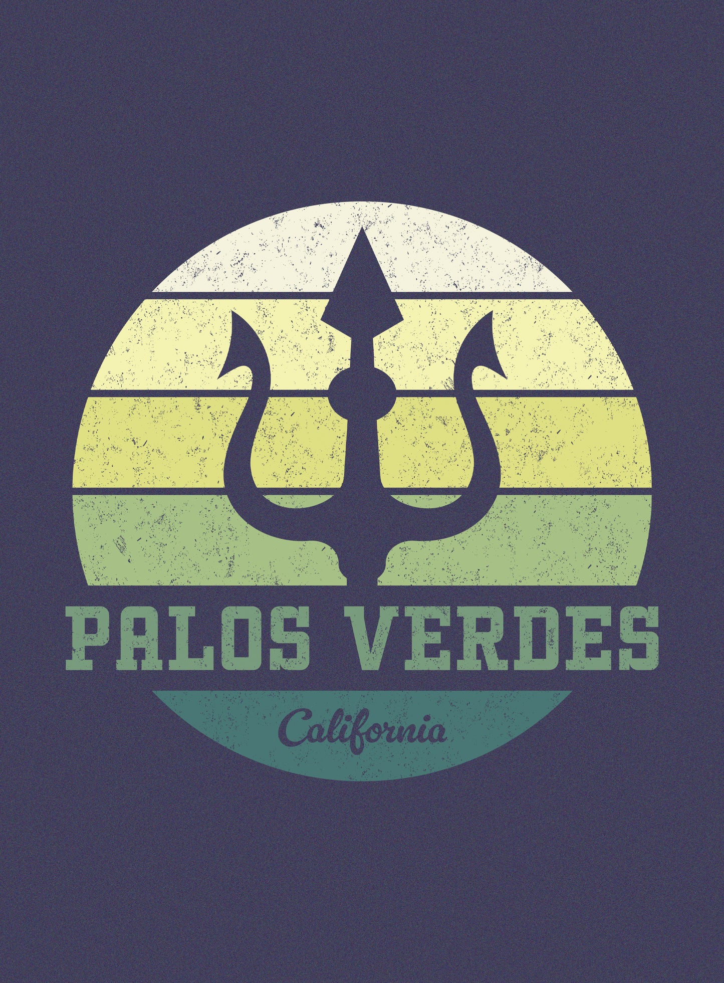 Unisex: Palos Verdes Trident -  Heather Midnight Navy