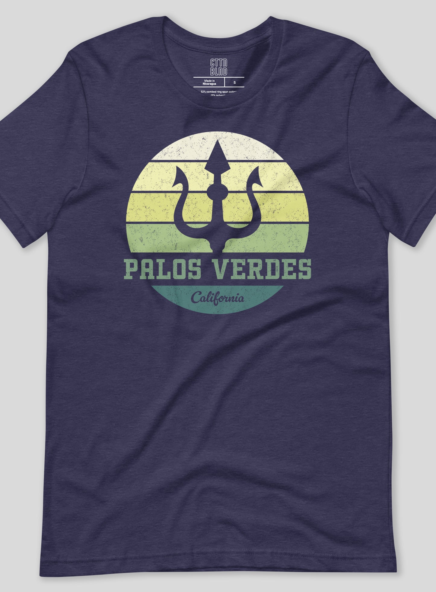 Unisex: Palos Verdes Trident -  Heather Midnight Navy