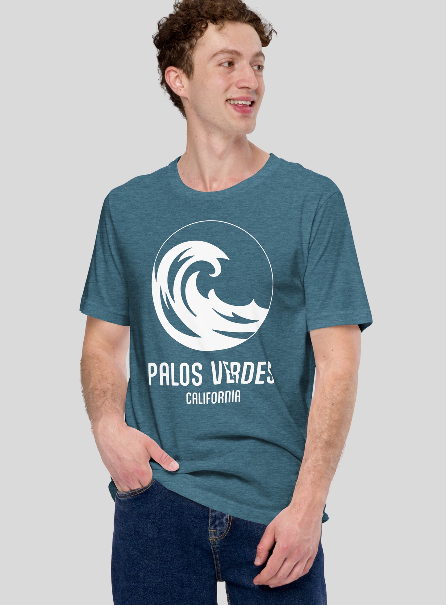 Unisex: The Wave - Heather Deep Teal