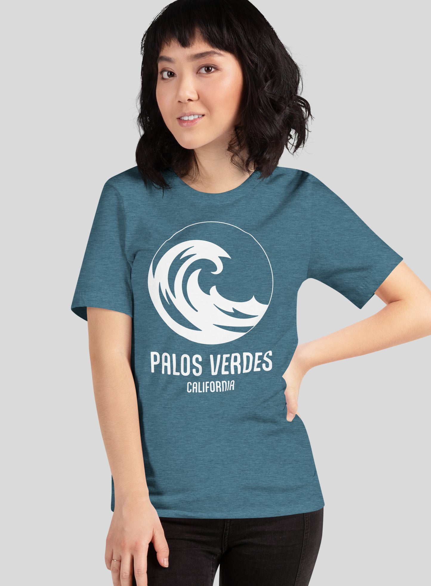 Unisex: The Wave - Heather Deep Teal