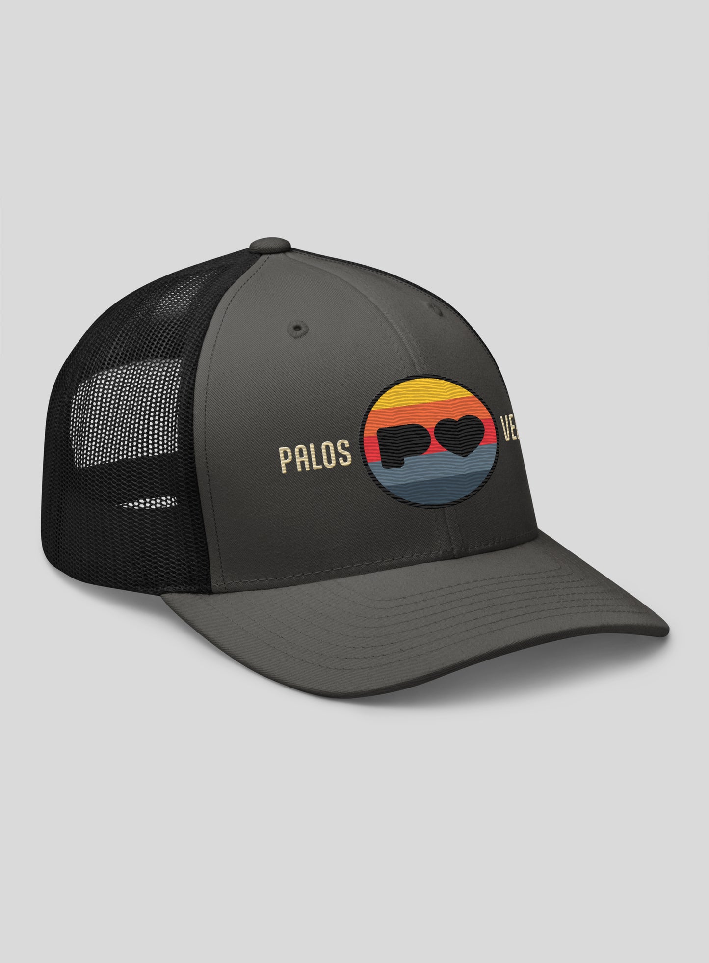 Palos Verdes Sunset Trucker Hat - Charcoal/Black