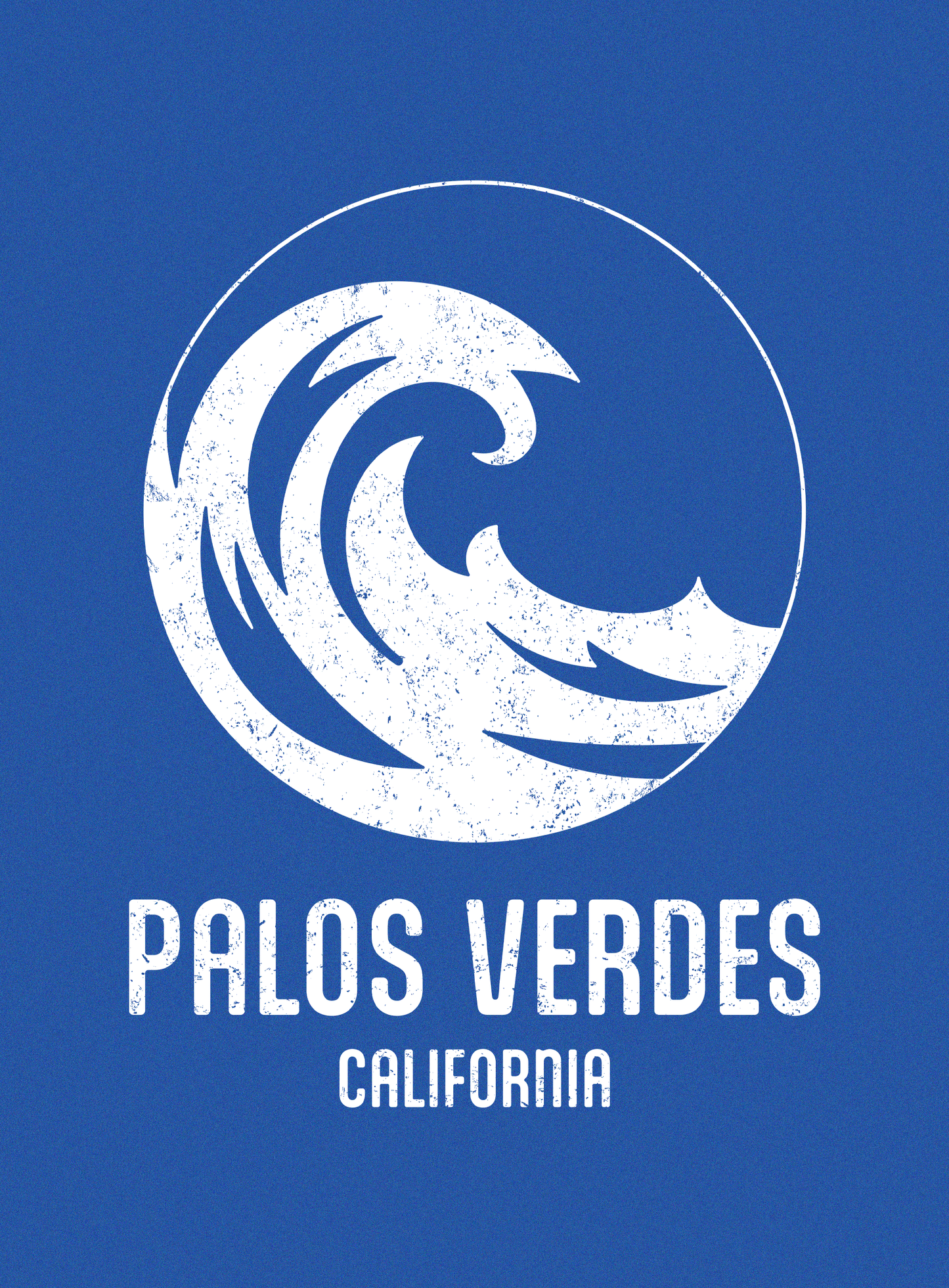 Youth: Palos Verdes Wave Pullover Hoodie - Royal