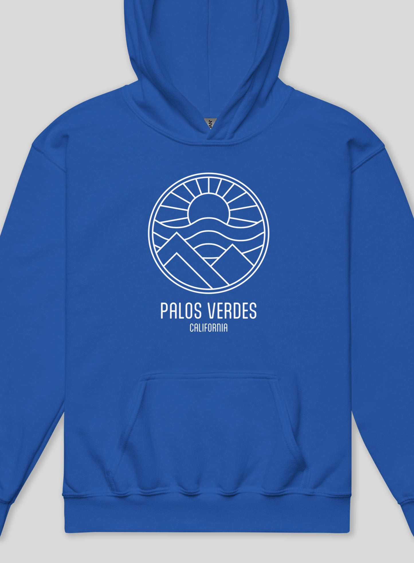 Youth: Queen's Necklace Palos Verdes Pullover Hoodie - Royal