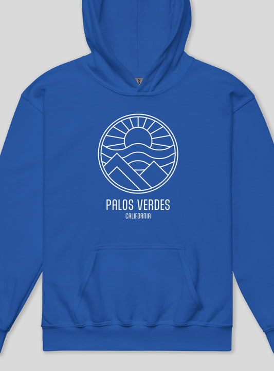 Youth: Queen's Necklace Palos Verdes Pullover Hoodie - Royal