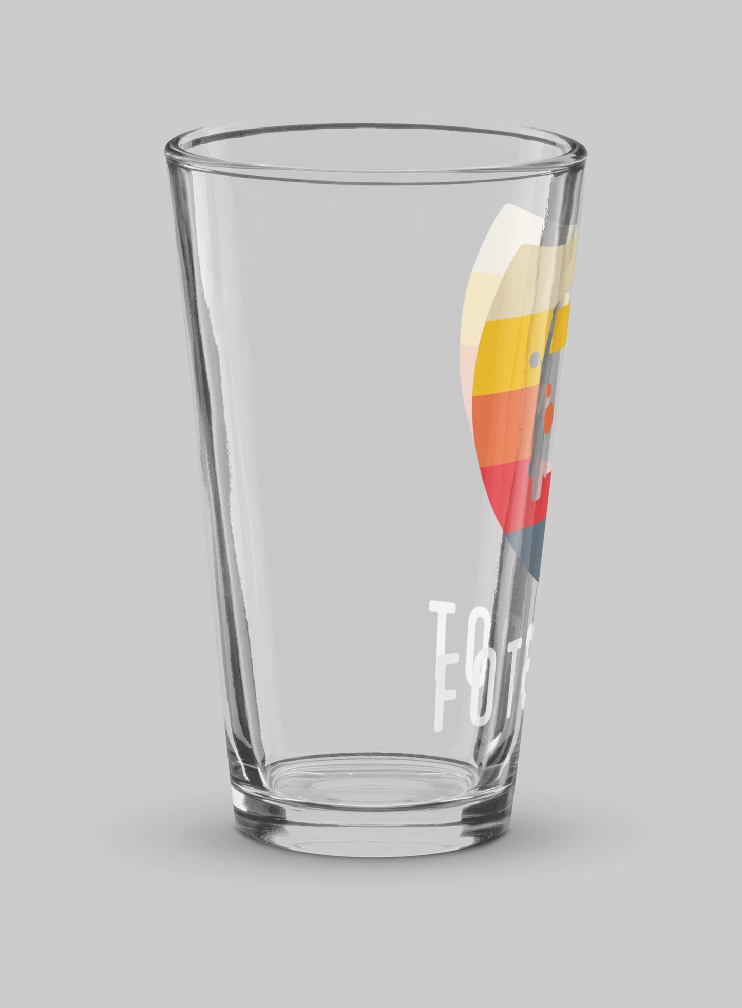 Collectible Fotospot Sunset Logo Pint Glass - 16 oz