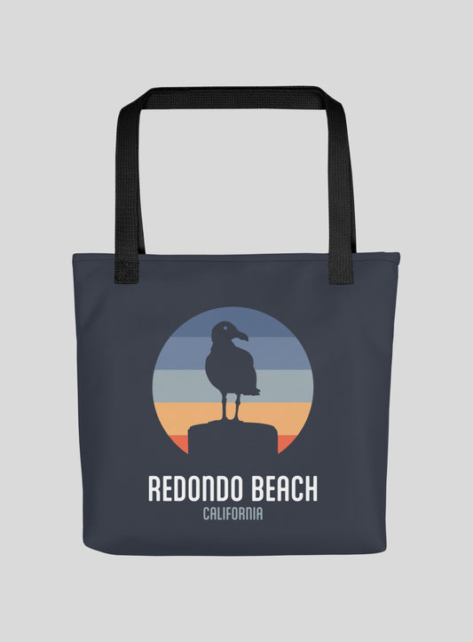 Redondo Beach Seagull Tote Bag