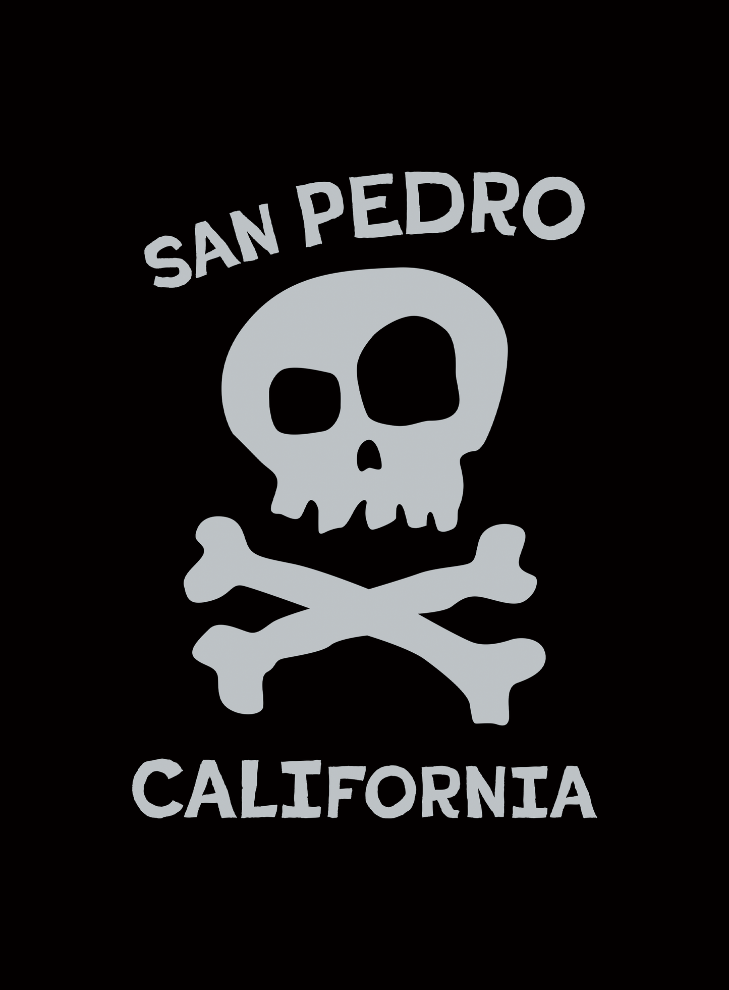 San Pedro Skull and Crossbones Tote Bag