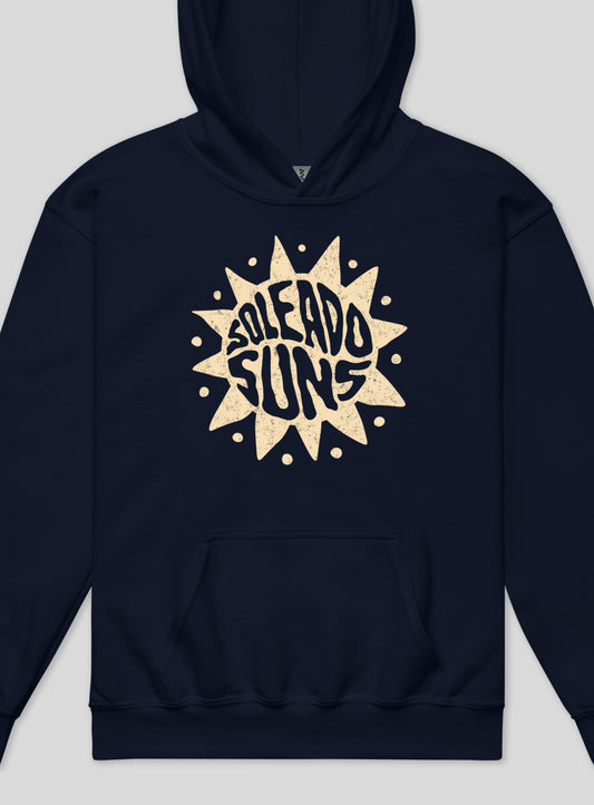 Youth: Soleado Groovy Suns Pullover Hoodie - Navy