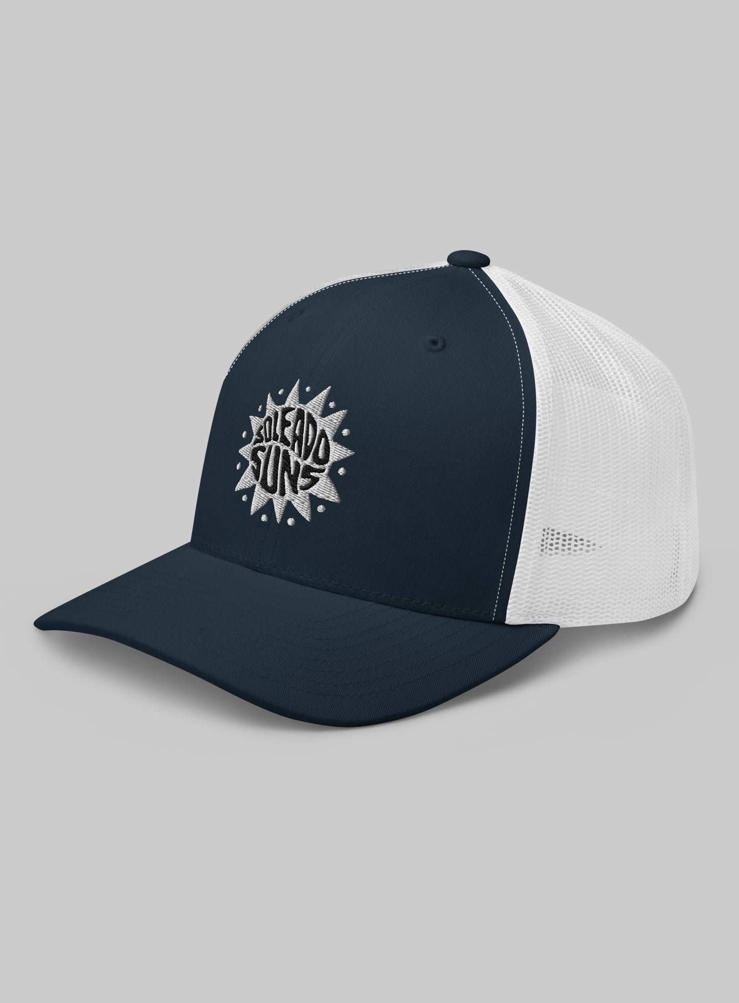 Soleado Groovy Suns Trucker Hat - Navy/White