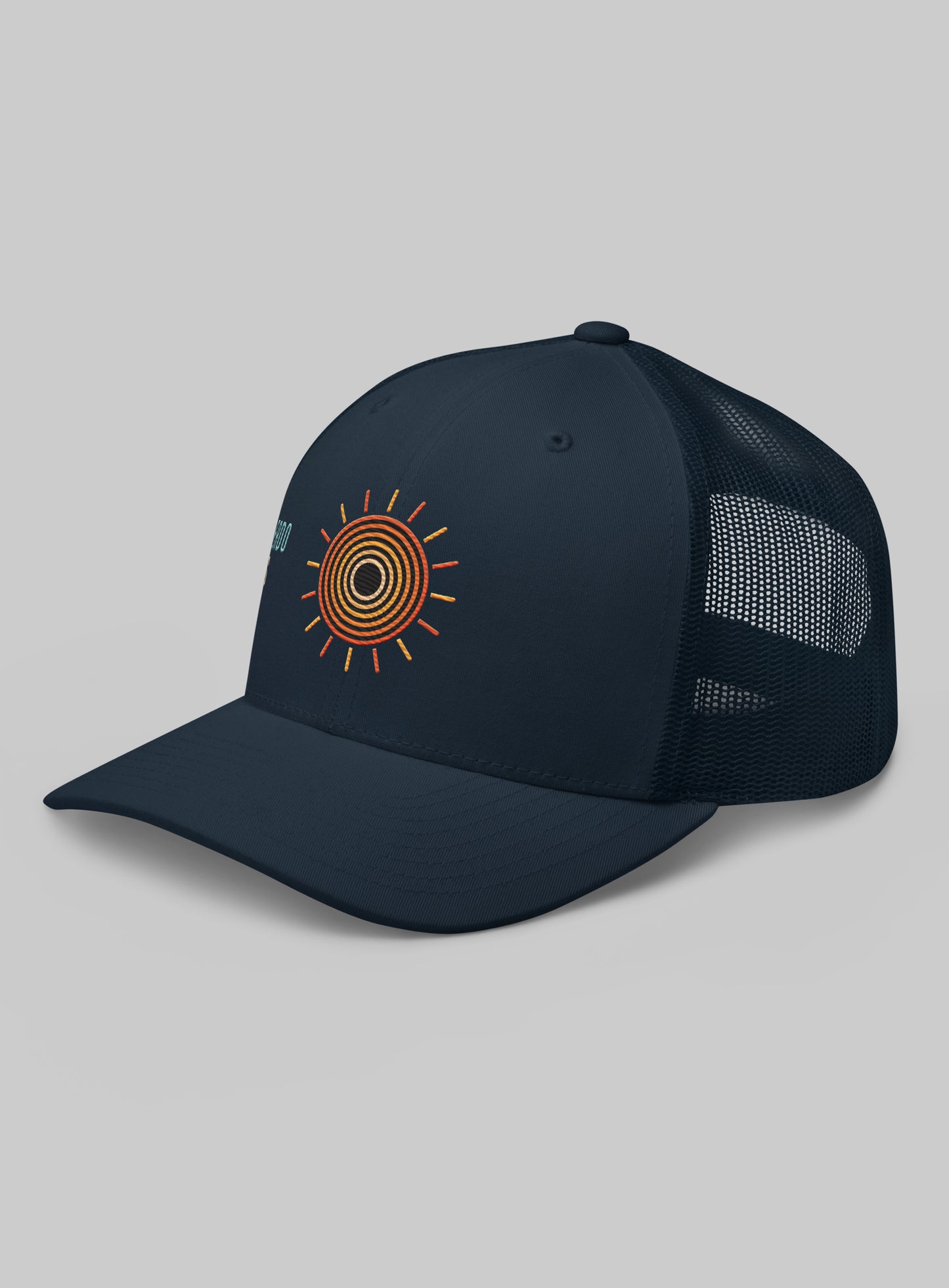 Soleado Suns Swirl Trucker Hat - Navy/Navy