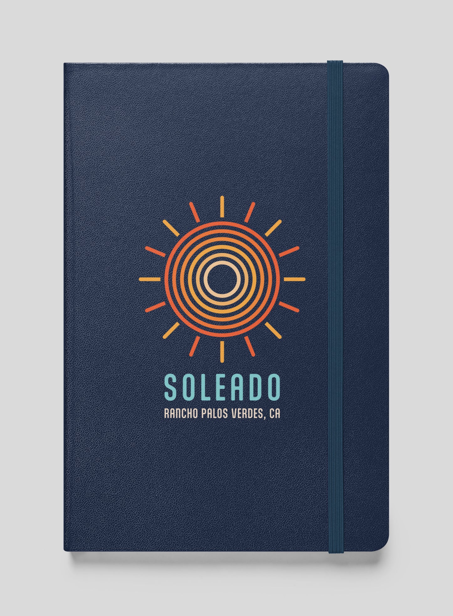 Soleado Swirl Hardcover Bound Notebook - 80 Lined Pages