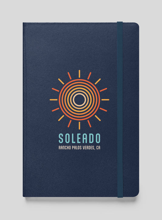 Soleado Swirl Hardcover Bound Notebook - 80 Lined Pages