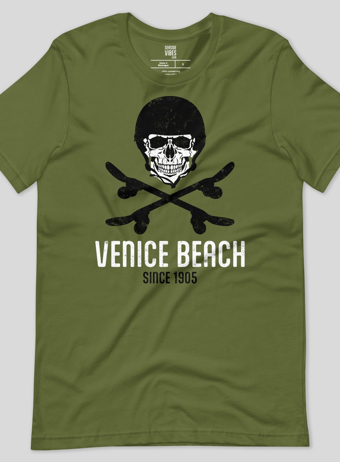 Unisex: Sk8 or Die Venice Beach - Olive