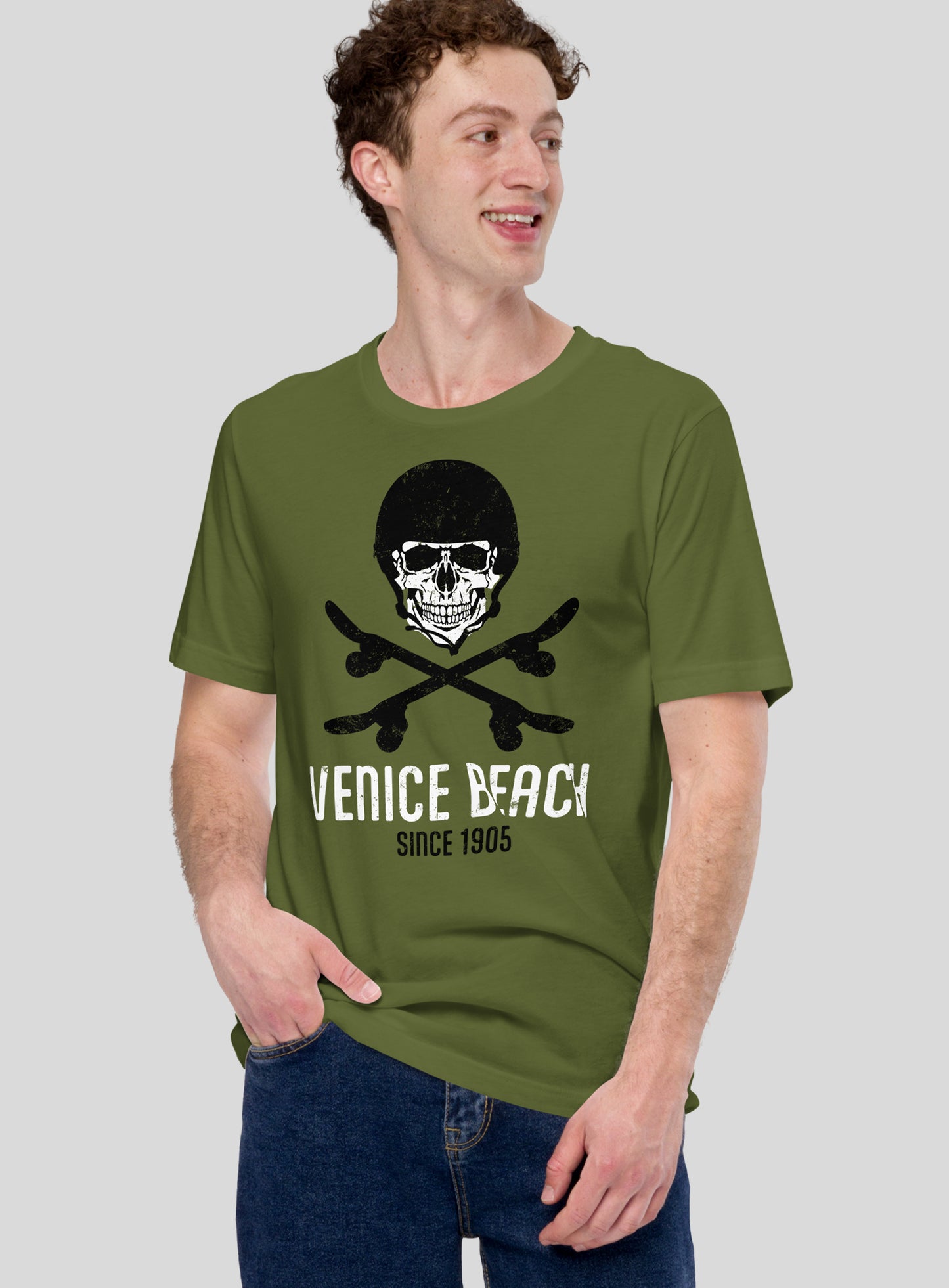 Unisex: Sk8 or Die Venice Beach - Olive