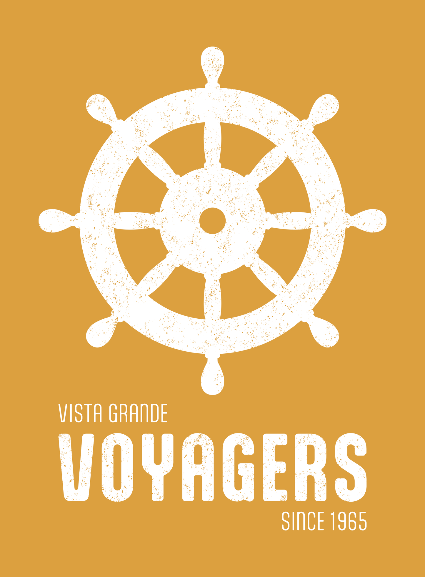 Youth: VG Voyagers Helm Tee - Mustard