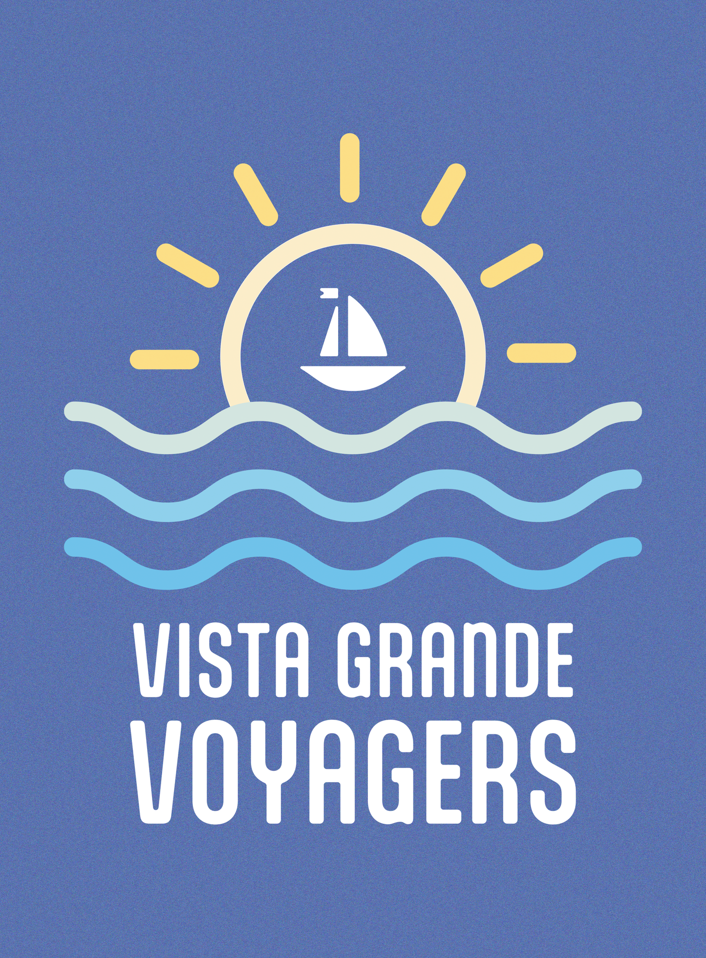 Unisex: VG Voyagers Sun Tee - Heather True Royal