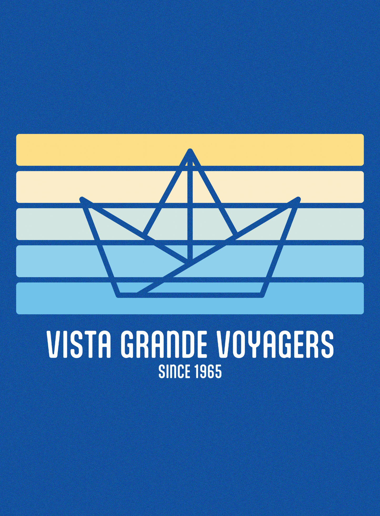 Youth: VG Origami Boat Tee - True Royal