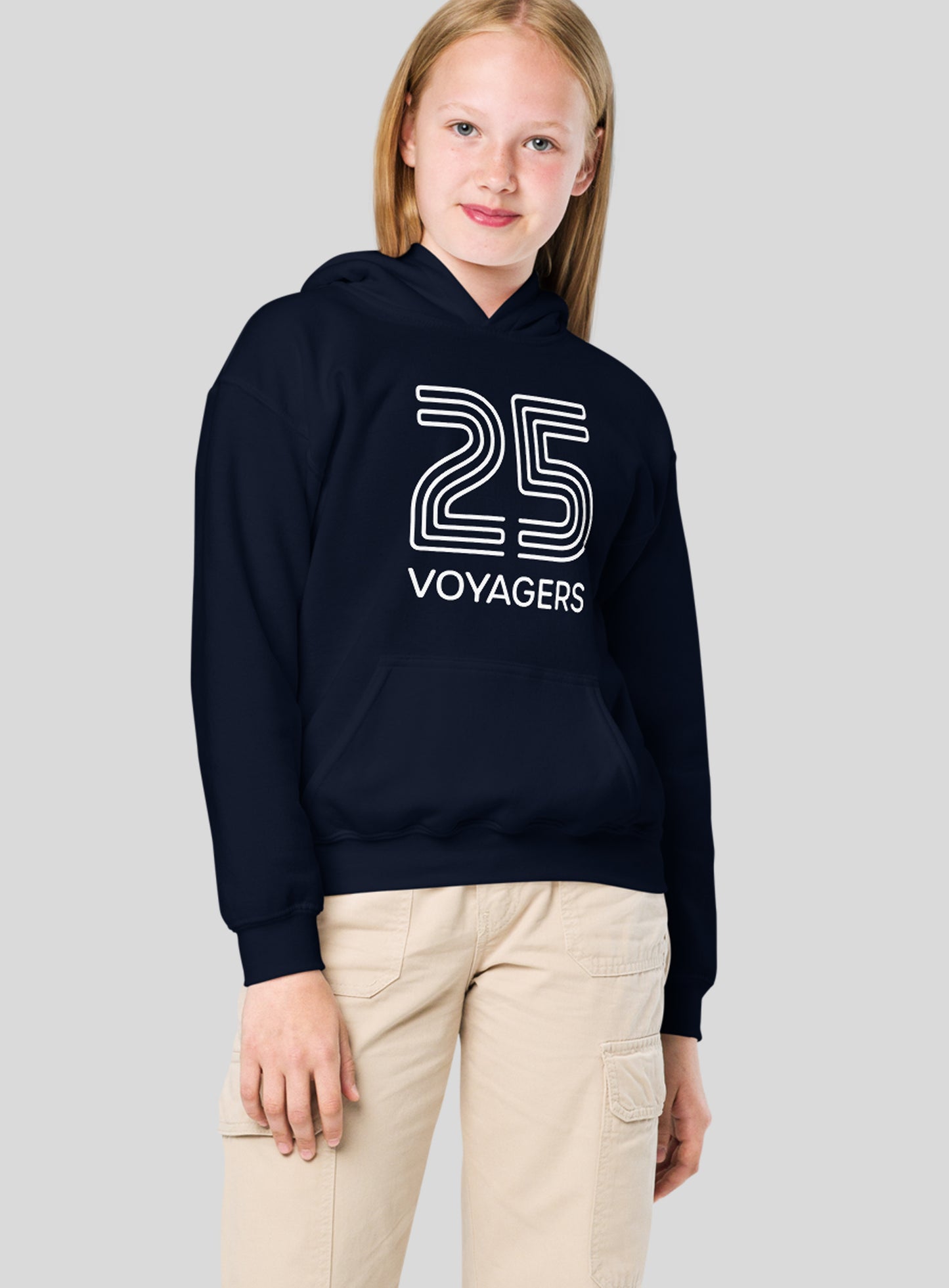 Youth: Class of 2025 Pullover Hoodie - Navy