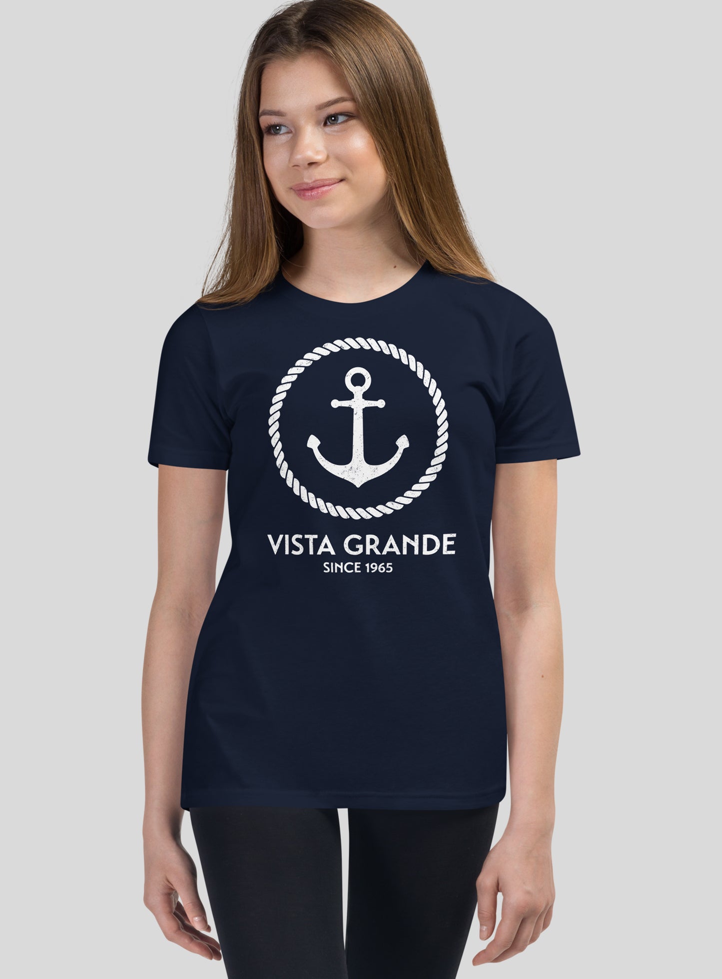 Youth: VG Anchor Tee - Navy